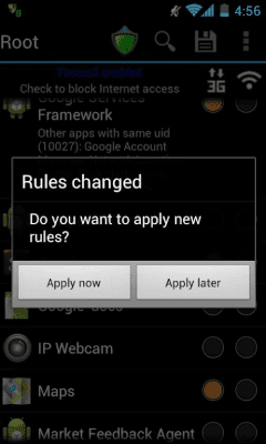 Скриншот приложения Root Firewall Free - №3