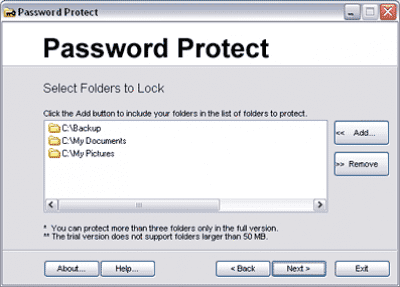 Скриншот приложения Password Protect USB - №2