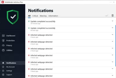Скриншот приложения BitDefender Antivirus Plus - №4