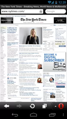 Скриншот приложения Opera Mobile Classic - №6