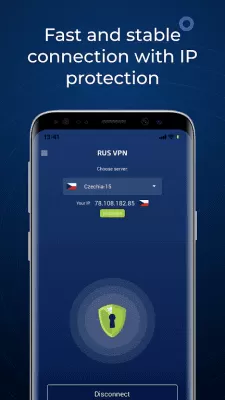 Скриншот приложения RusVPN – быстрый и безопасный VPN сервис - №1