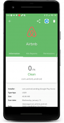 Скриншот приложения VirusTotal Mobile - №4
