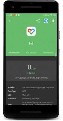 Скриншот приложения VirusTotal Mobile - №5