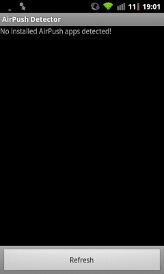 Скриншот приложения AirPush Detector - №3