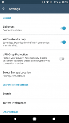 Скриншот приложения FrostWire: Torrent Downloader & Music Player - №8