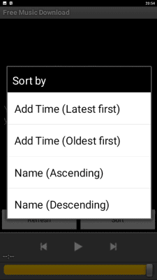 Скриншот приложения Free music download - №4