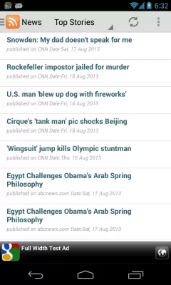 Скриншот приложения News Feed (RSS Reader) - №6