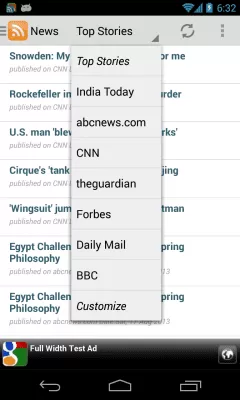 Скриншот приложения News Feed (RSS Reader) - №7