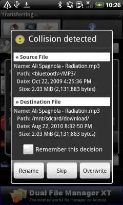 Скриншот приложения Bluetooth File Transfer - №6