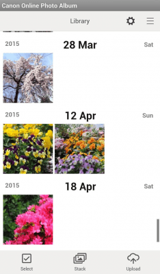 Скриншот приложения Canon Online Photo Album - №1