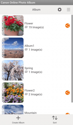 Скриншот приложения Canon Online Photo Album - №3