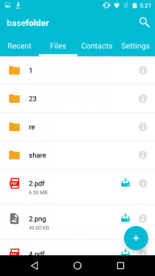 Скриншот приложения basefolder - №3