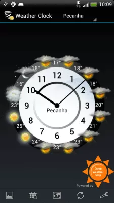 Скриншот приложения Weather Clock - №1