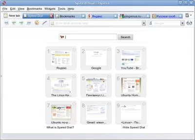 Скриншот приложения Opera для Linux - №2