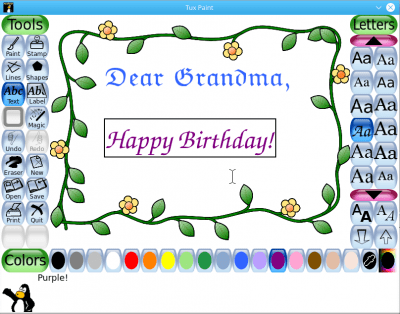 Скриншот приложения Tux Paint - №9