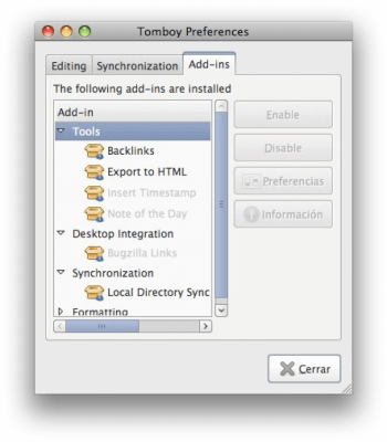 Скриншот приложения Tomboy - №4