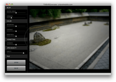 Скриншот приложения TiltShift Generator - №1