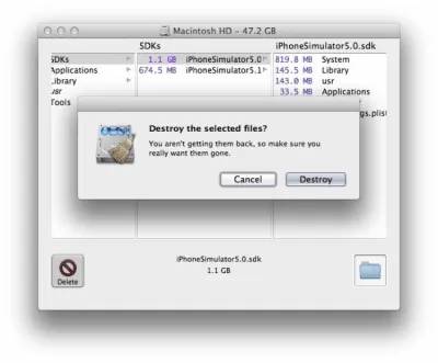 Скриншот приложения OmniDiskSweeper - №3