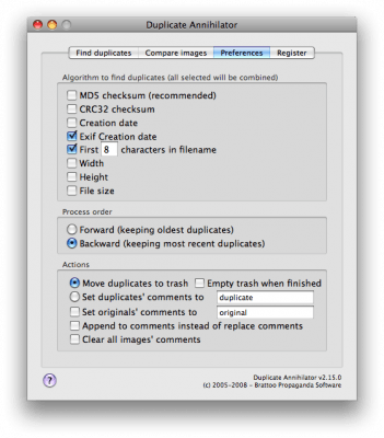 Скриншот приложения Duplicate Annihilator - №3