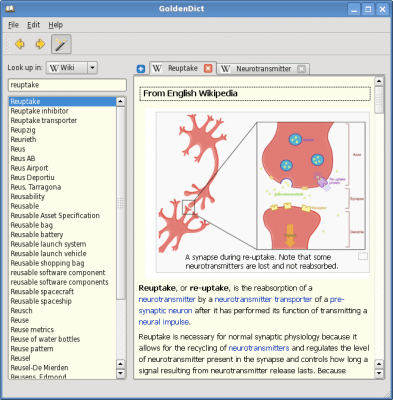 Скриншот приложения GoldenDict - №15