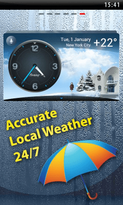 Скриншот приложения Weather & Clock - Meteo Widget - №1