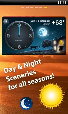Скриншот приложения Weather & Clock - Meteo Widget - №2