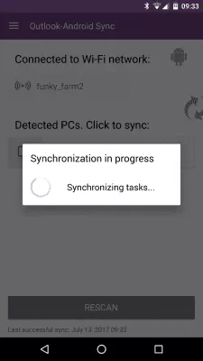 Скриншот приложения Outlook-Android Sync - №2