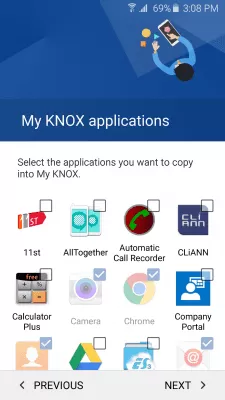 Скриншот приложения Samsung My KNOX - №3