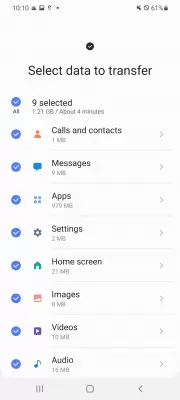 Скриншот приложения Samsung Smart Switch Mobile - №5