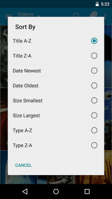 Скриншот приложения Seagate Media app - №4