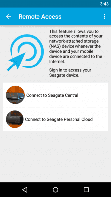 Скриншот приложения Seagate Media app - №7
