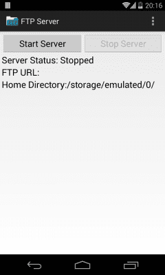 Скриншот приложения FTP Server - №2