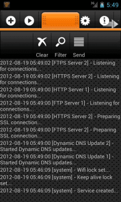 Скриншот приложения HTTPS / FTPS / SFTP Server - №2