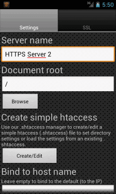 Скриншот приложения HTTPS / FTPS / SFTP Server - №8