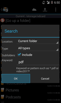 Скриншот приложения AndFTP - №6