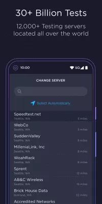 Скриншот приложения Speedtest.net - №6
