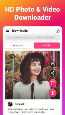 Скриншот приложения Video Downloader for Instagram - №2
