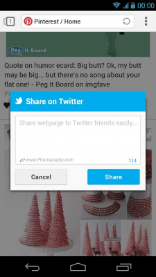 Скриншот приложения Twitter for Next Browser - №2