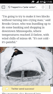 Скриншот приложения Twitter for Next Browser - №5