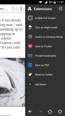 Скриншот приложения Twitter for Next Browser - №6