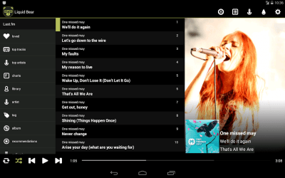 Скриншот приложения ВКонтакте+Lastfm - Liquid Bear - №3