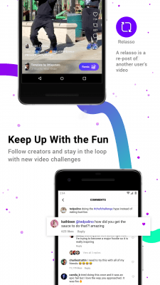 Скриншот приложения Facebook Lasso - short, fun videos - №4