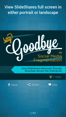 Скриншот приложения SlideShare - №5