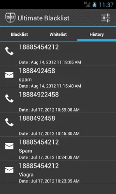 Скриншот приложения Axoft Черный список - №3