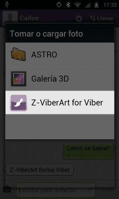 Скриншот приложения Z - Viber Art для Viber - №6