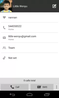 Скриншот приложения exDialer Light ICS Theme - №3