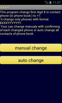 Скриншот приложения 8 to +7 - №5