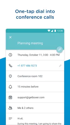 Скриншот приложения Boxer - Workspace ONE - №6
