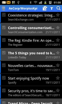 Скриншот приложения ExMail (Exchange) - №3
