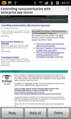 Скриншот приложения ExMail (Exchange) - №5